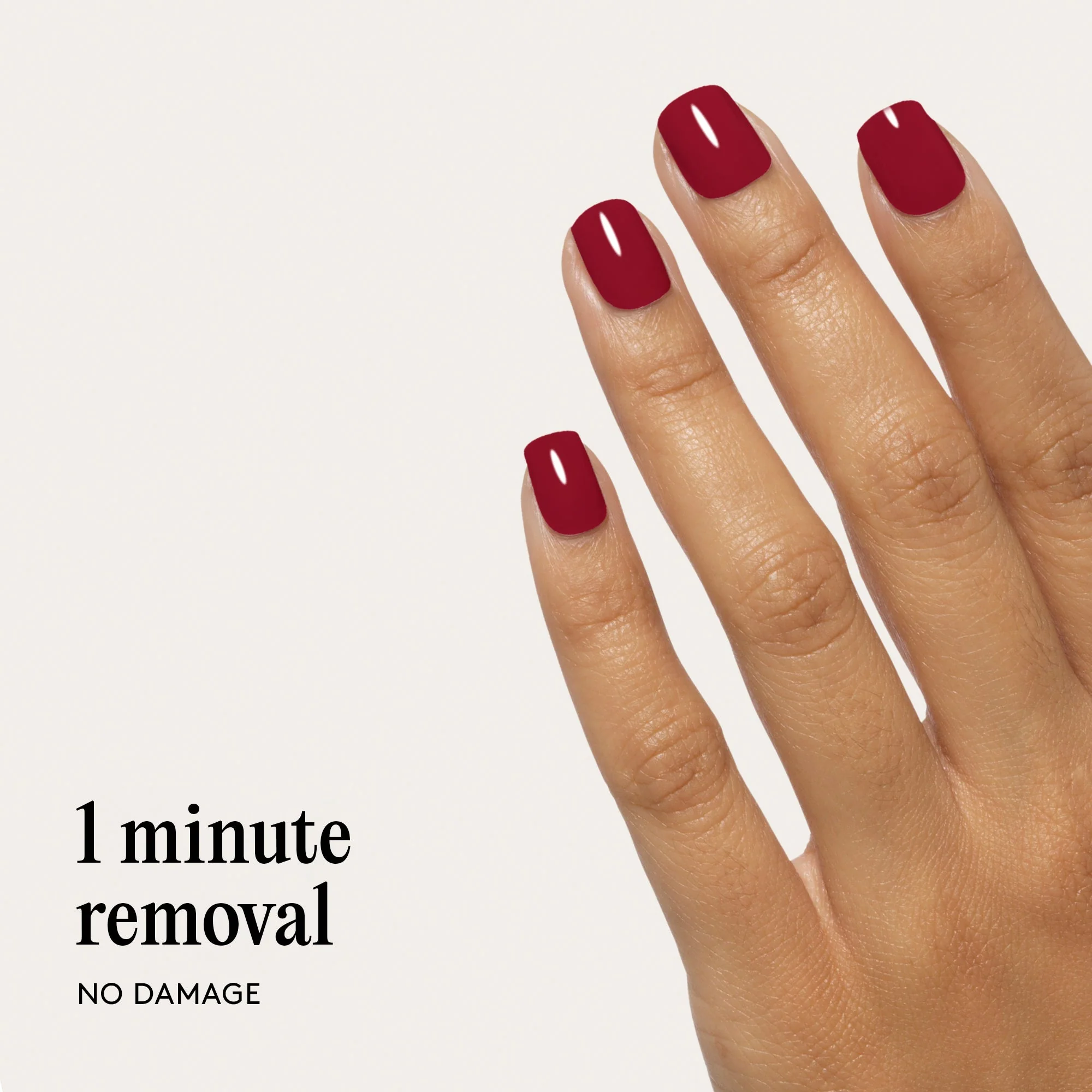 Mylee Gel Nail Wraps - As Red As It Gets - Image 7
