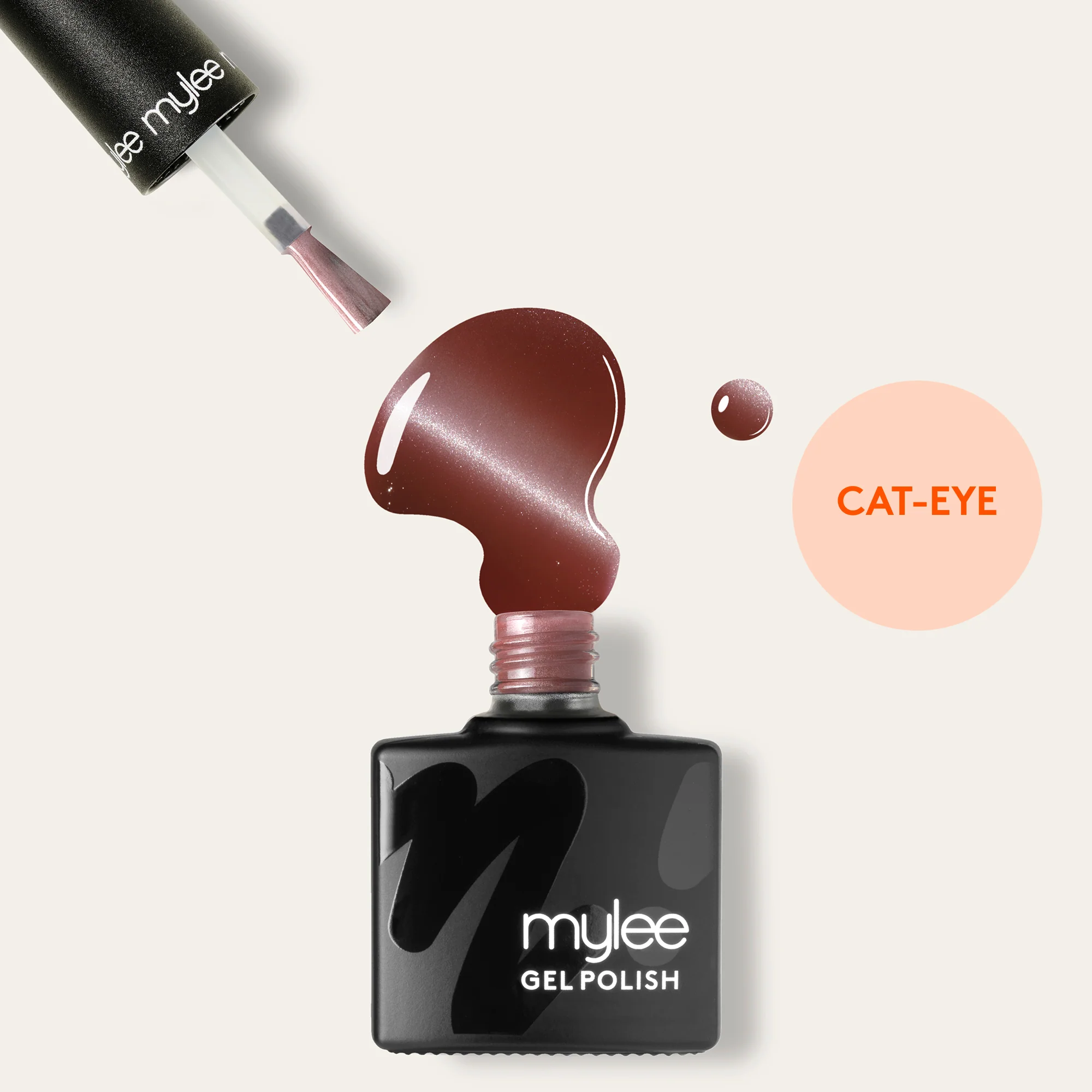 Mylee Cat-Eye Gel Polish - Pink Sands