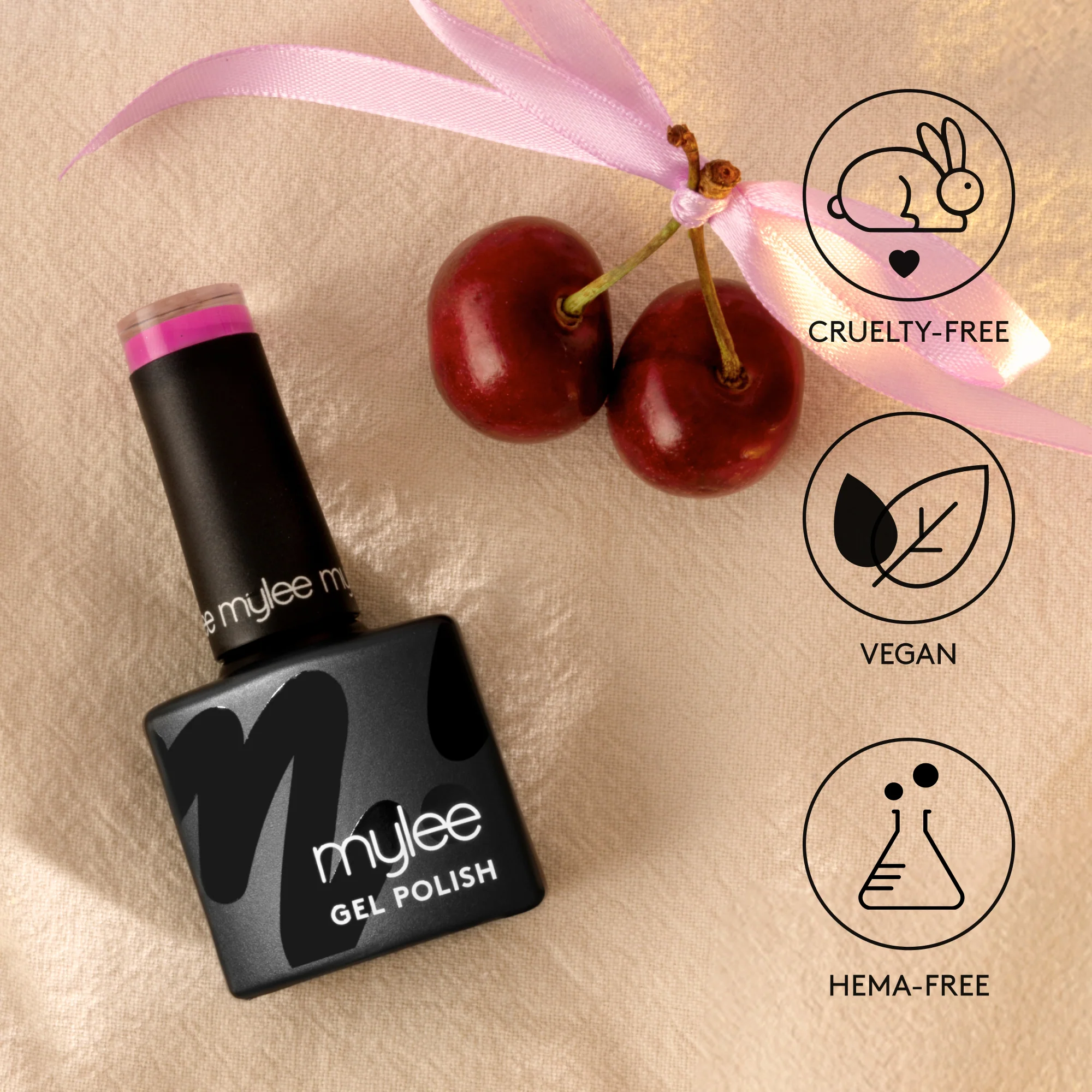Mylee Gel Polish - Cherry Compote - Image 7