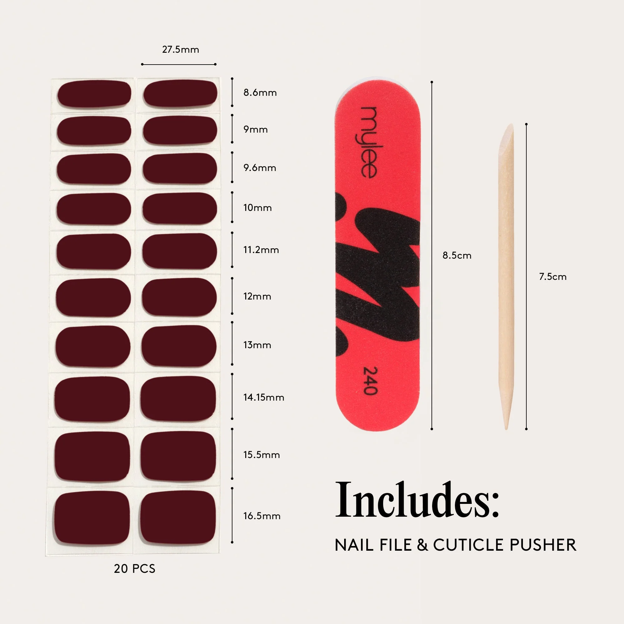 Mylee Gel Nail Wraps - Diva - Image 9