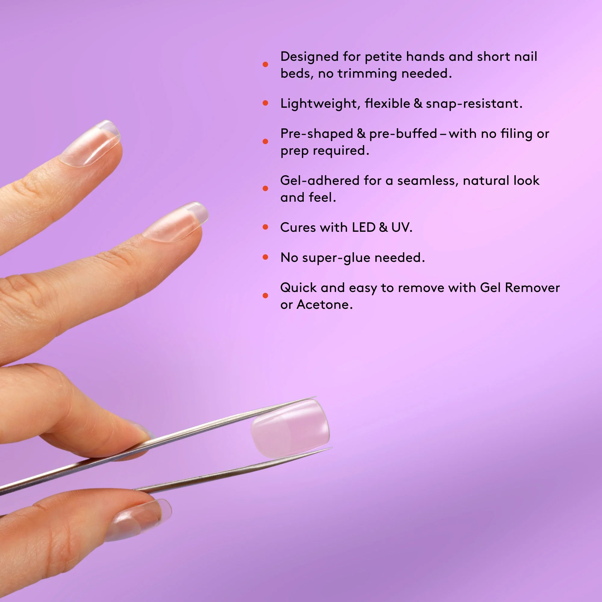 Mylee Fix 'N' Flash Tips - Extra Short Square - Image 6