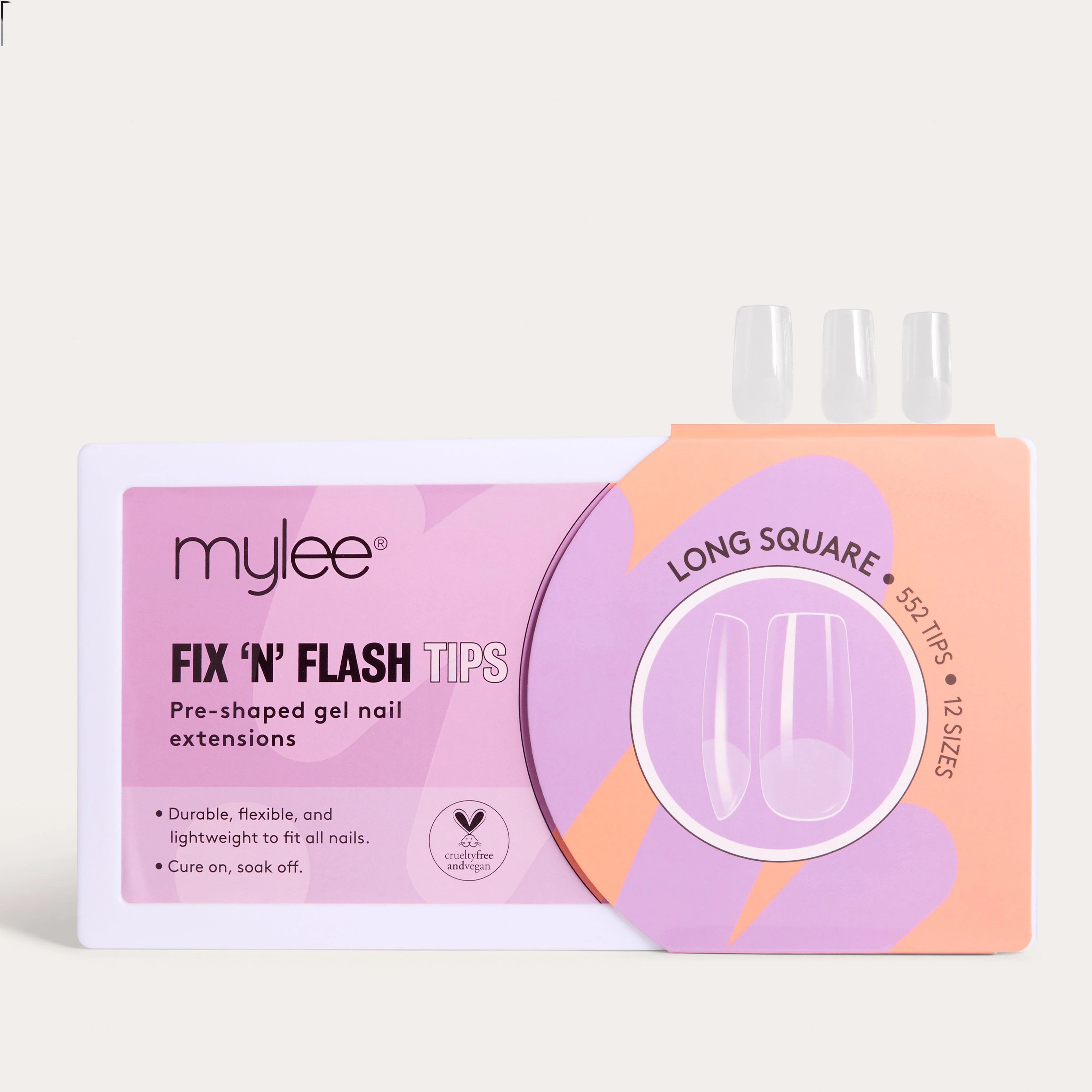 Mylee Fix 'N' Flash Tips - Long Square