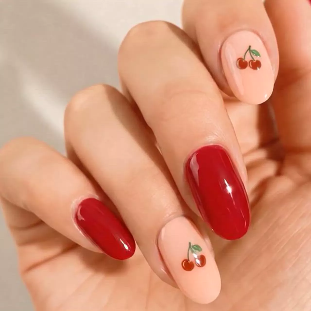 Mylee Gel Nail Wraps - Cherry-Picked - Image 3
