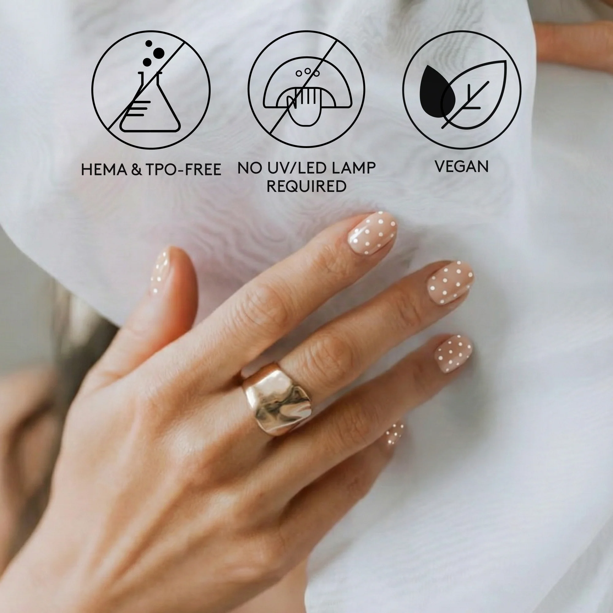 Mylee Gel Nail Wraps - Connect The Dots - Image 10