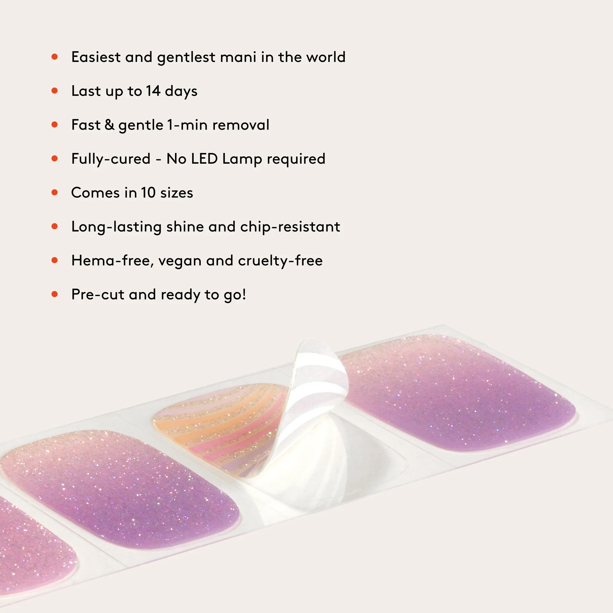 Mylee Gel Nail Wraps - Dusk 'Til Dawn - Image 10