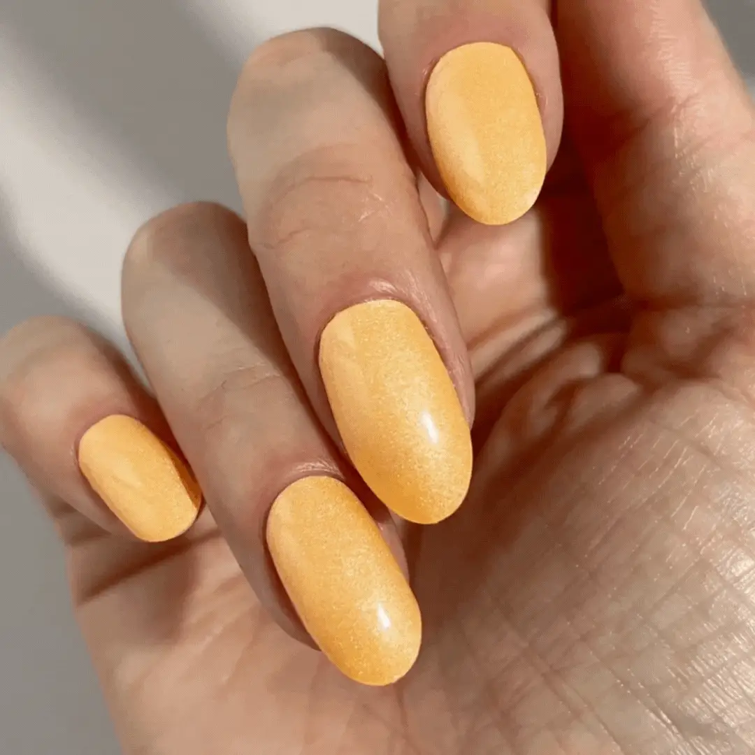 Mylee Gel Nail Wraps - French Marigold - Image 3