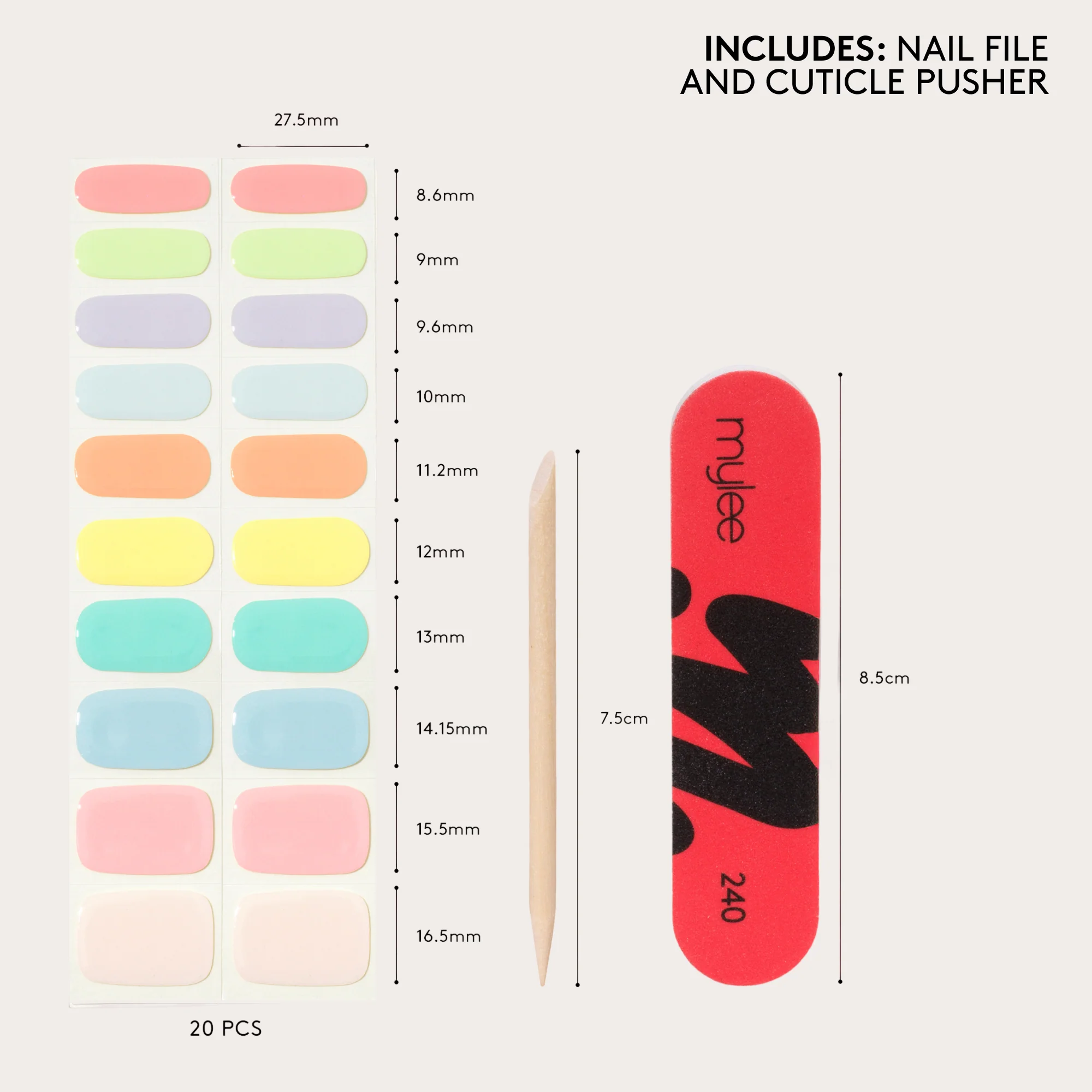 Mylee Gel Nail Wraps - Sunday Best - Image 7