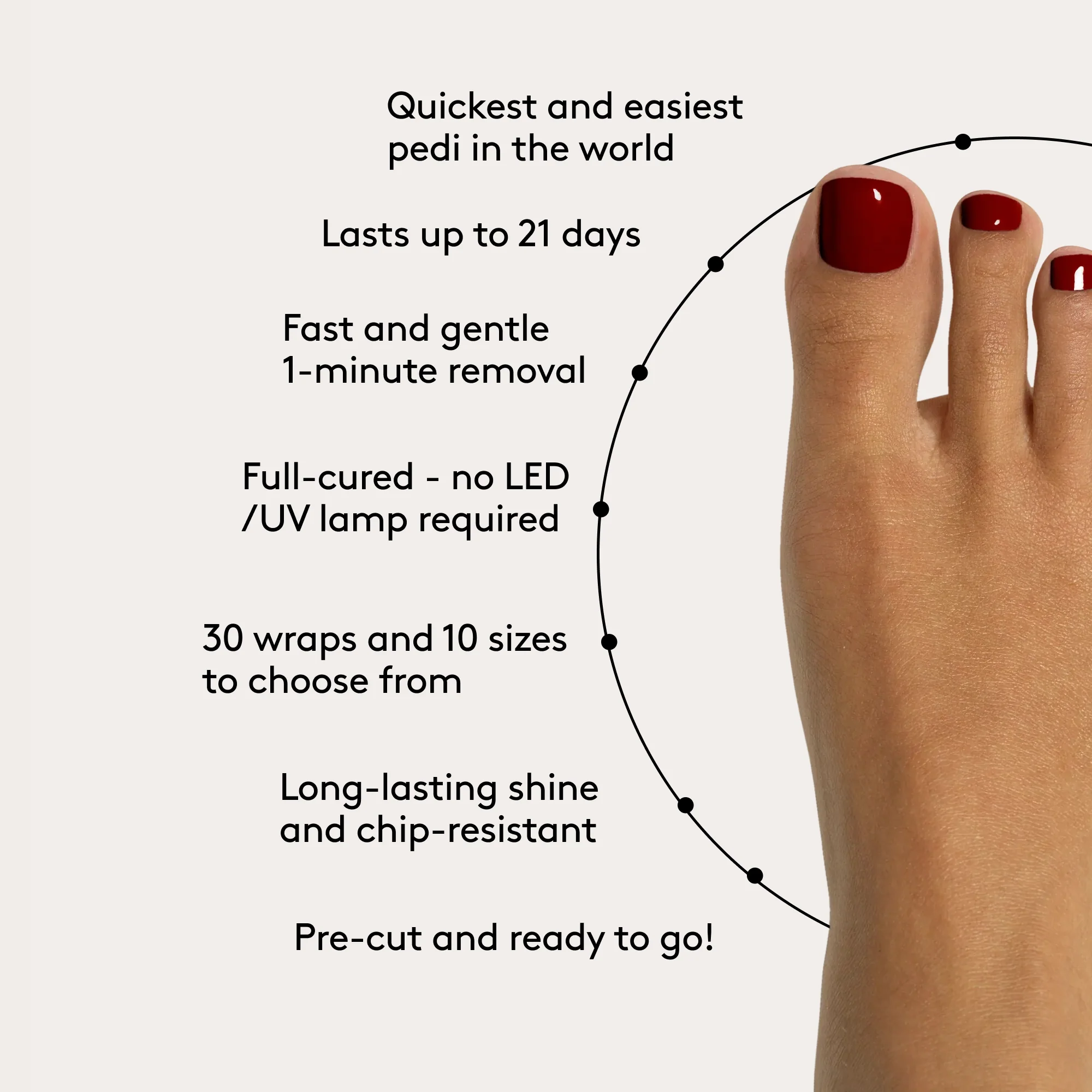 Mylee Gel Toe Wraps - Diva - Image 9