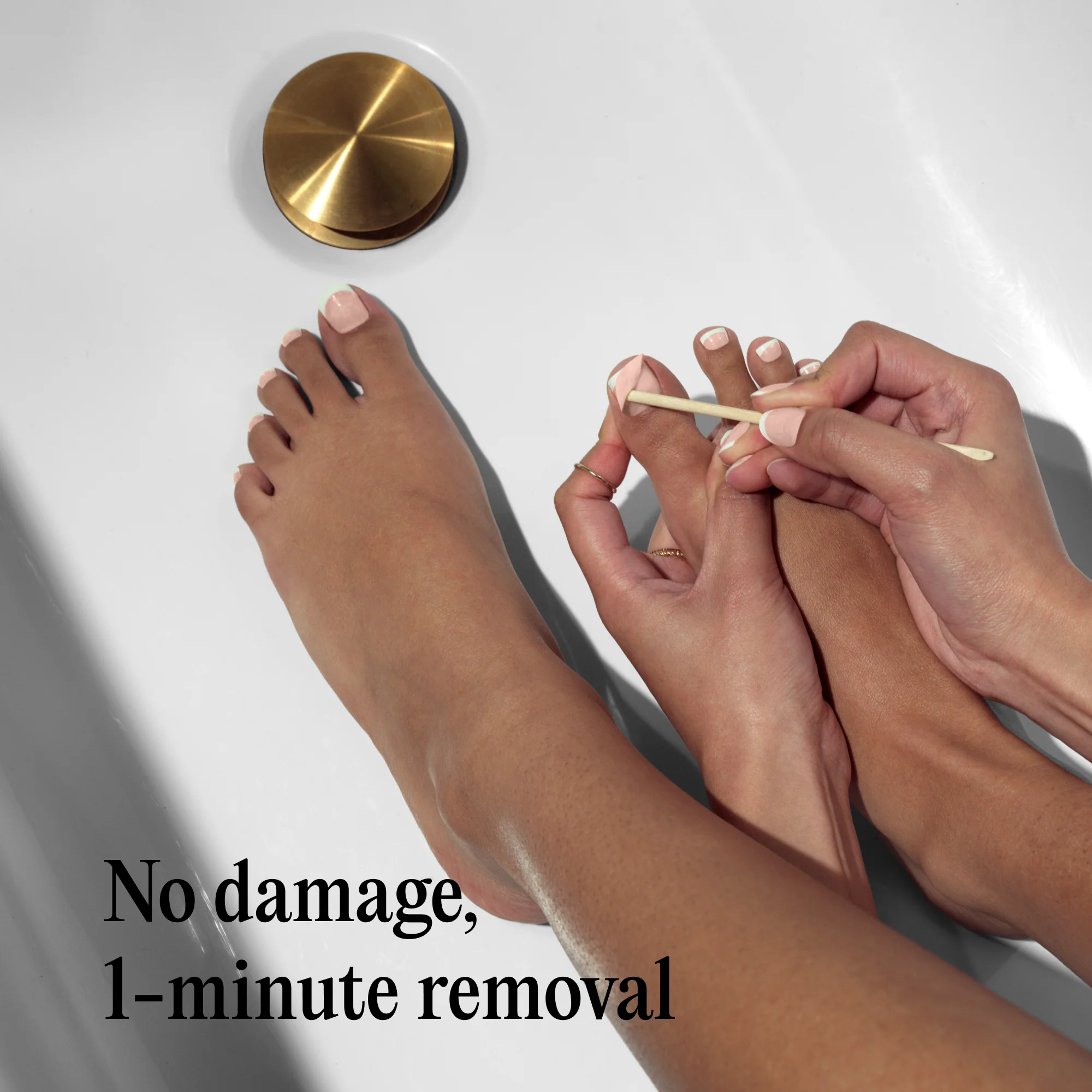 Mylee Gel Toe Wraps - French Tip - Image 5