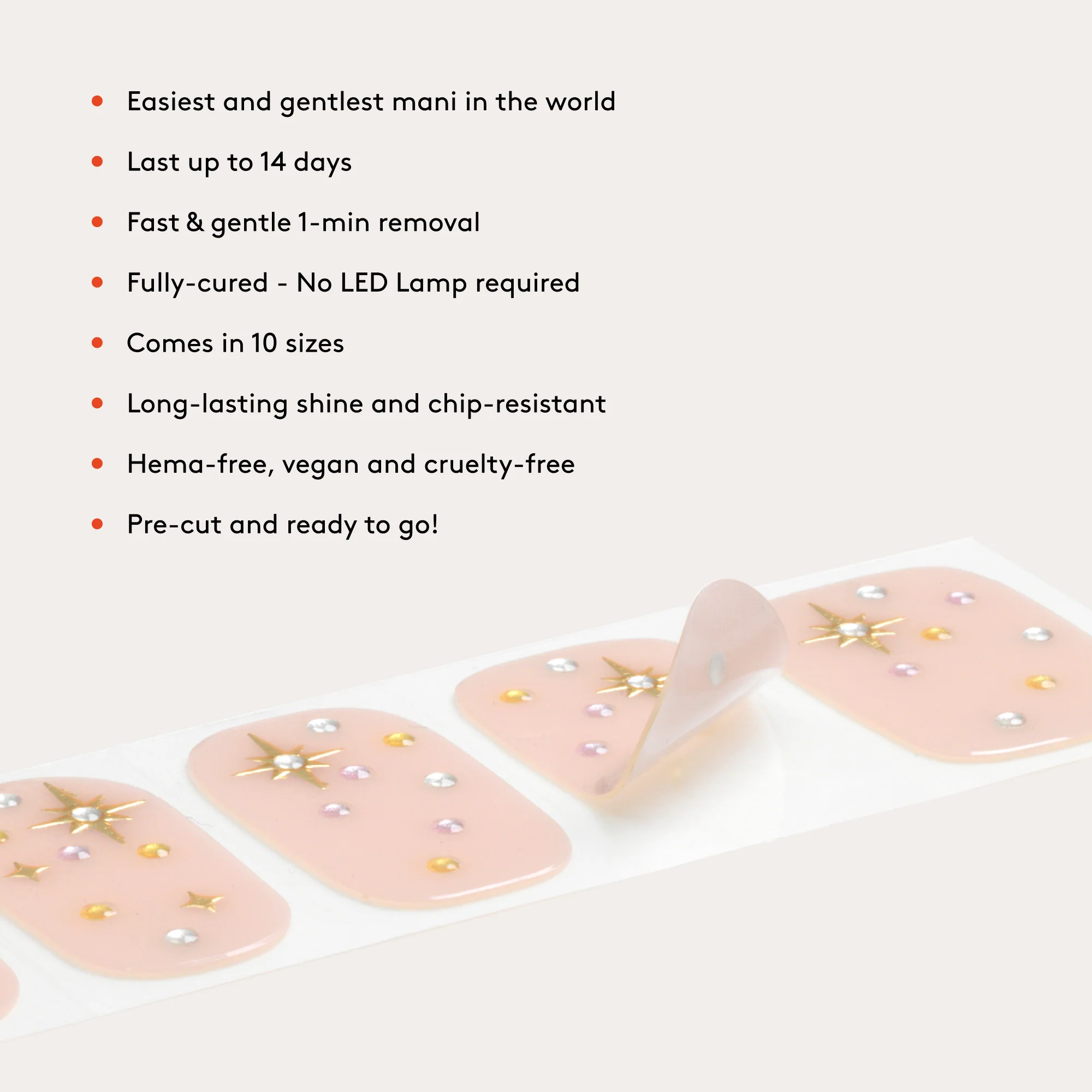 Mylee Gel Nail Wraps - Tinsel Twinkle - Image 10