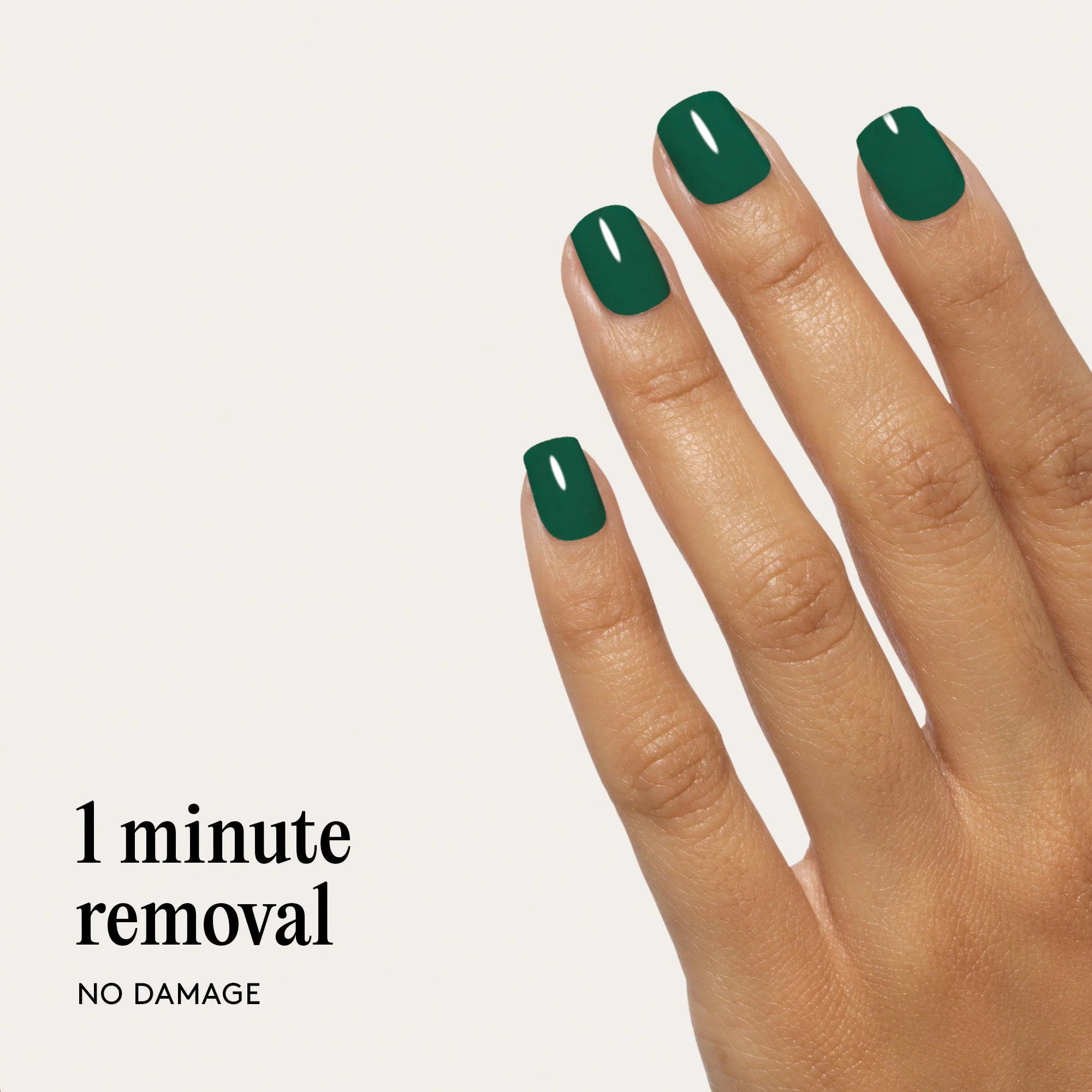 Mylee Gel Nail Wraps - Green Velvet - Image 7