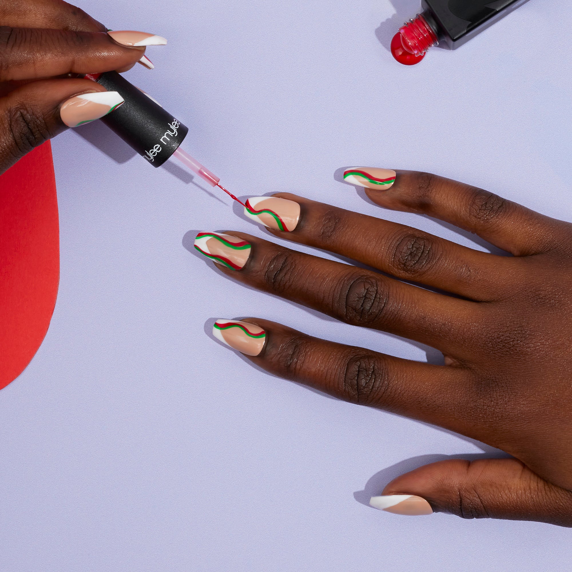 Mylee Liner Gel Polish - Groovy Green - Image 3