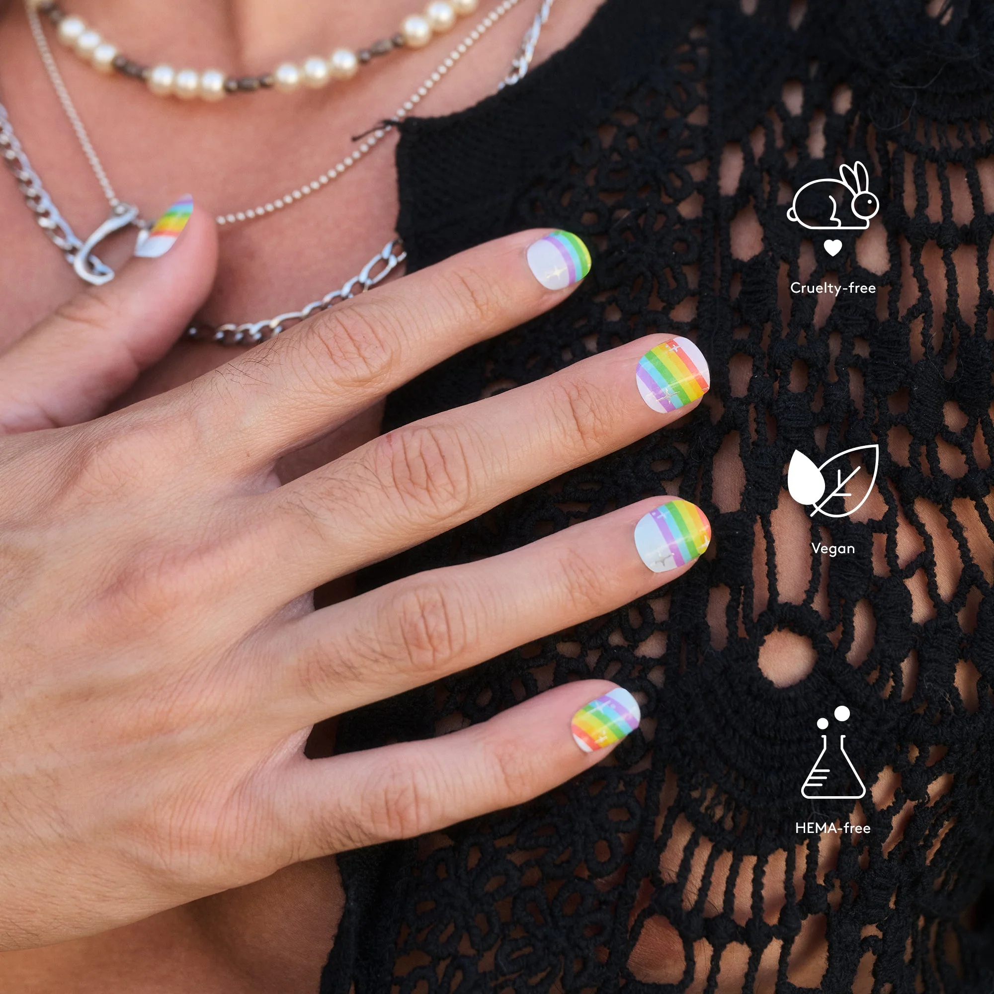 Mylee Gel Nail Wraps - Loud & Proud - Image 7