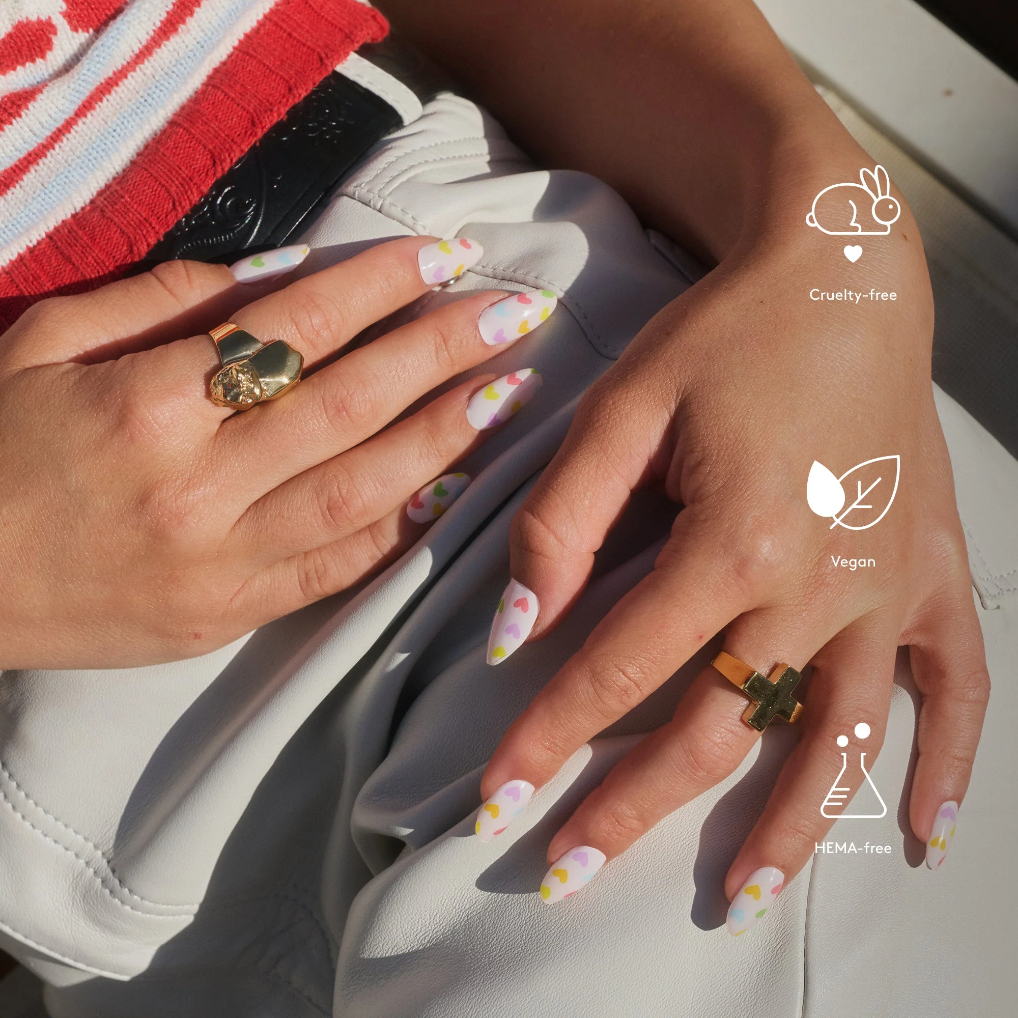 Mylee Gel Nail Wraps - Love is Love - Image 7
