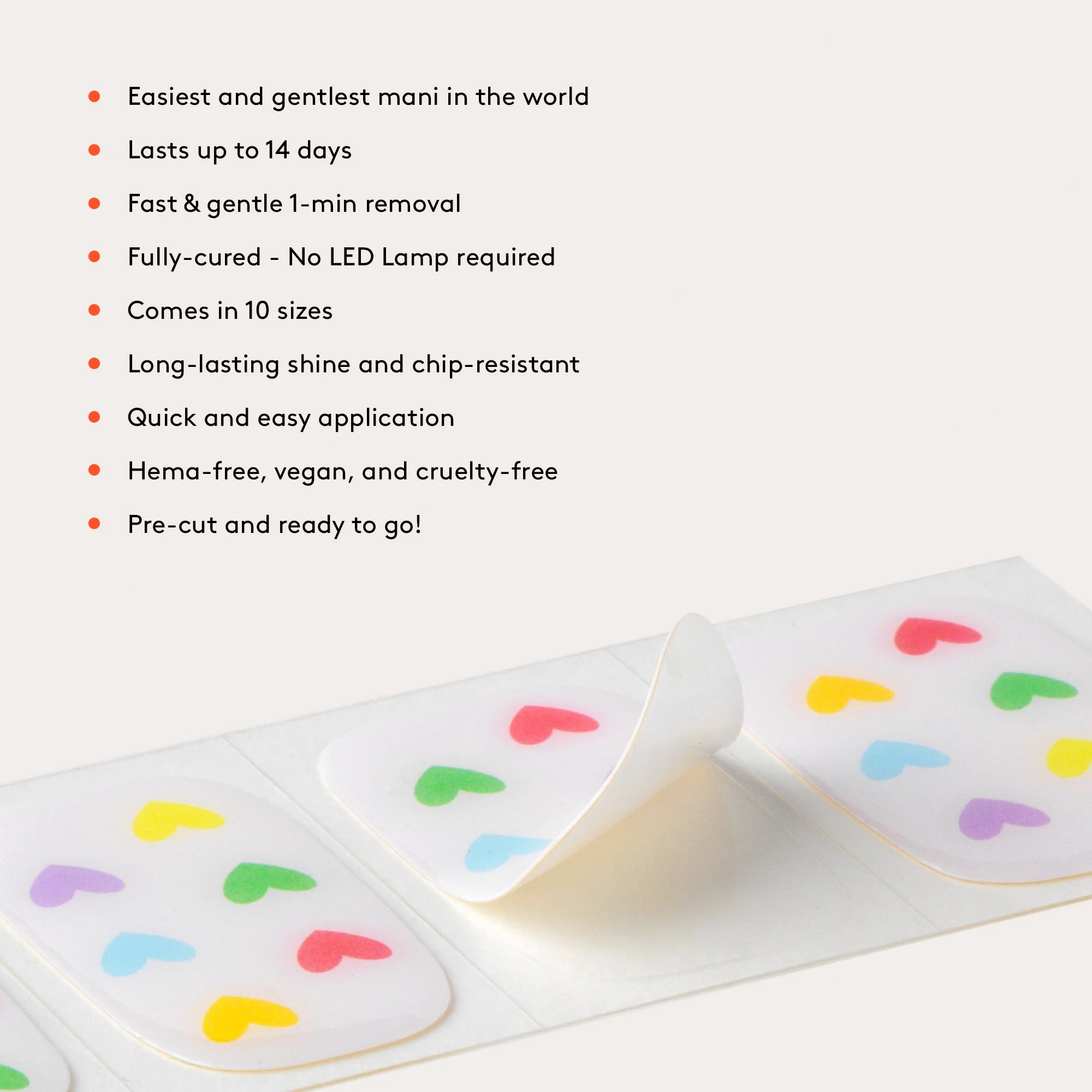 Mylee Gel Nail Wraps - Love is Love - Image 9