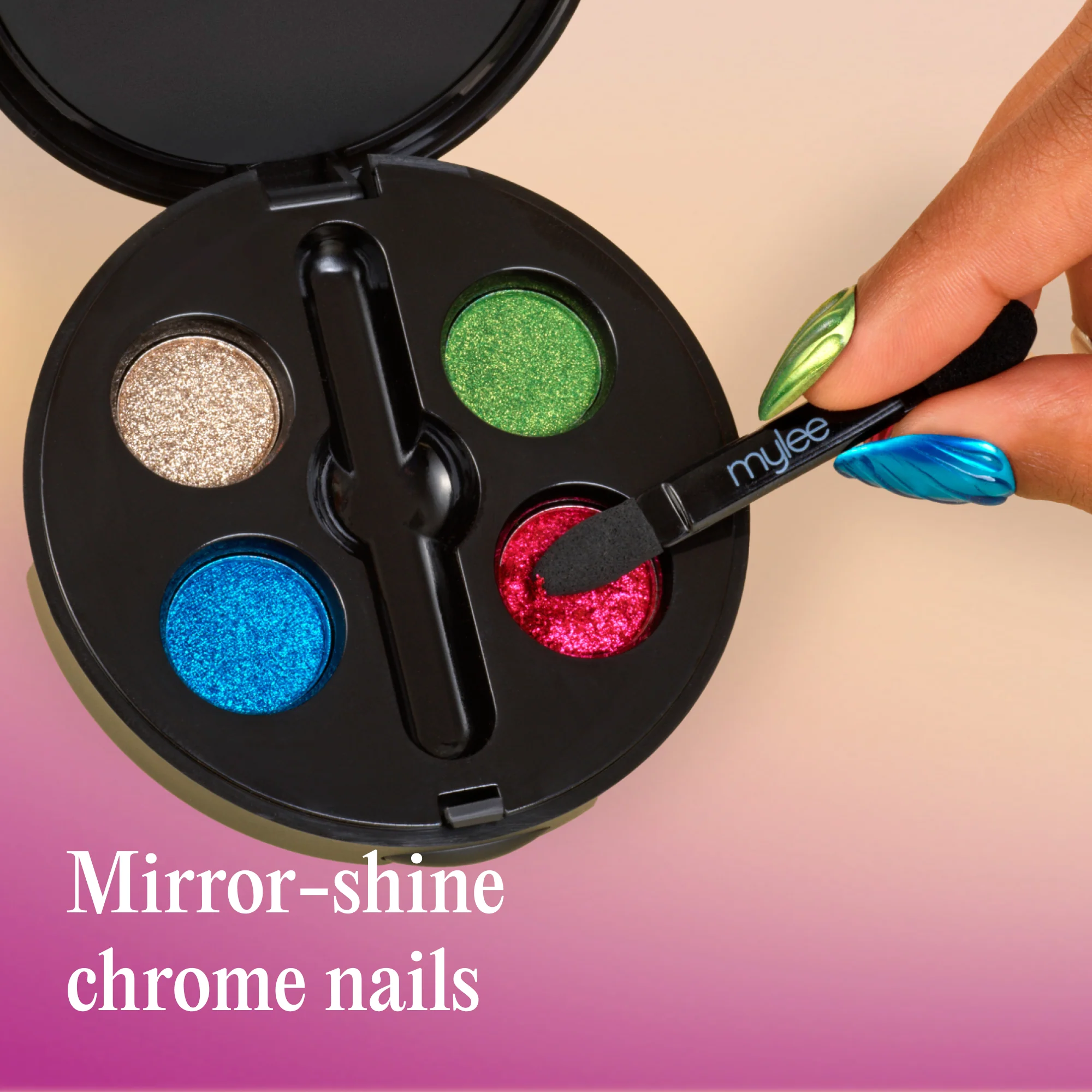 Mylee Pressed Chrome Palette - Camden - Image 3
