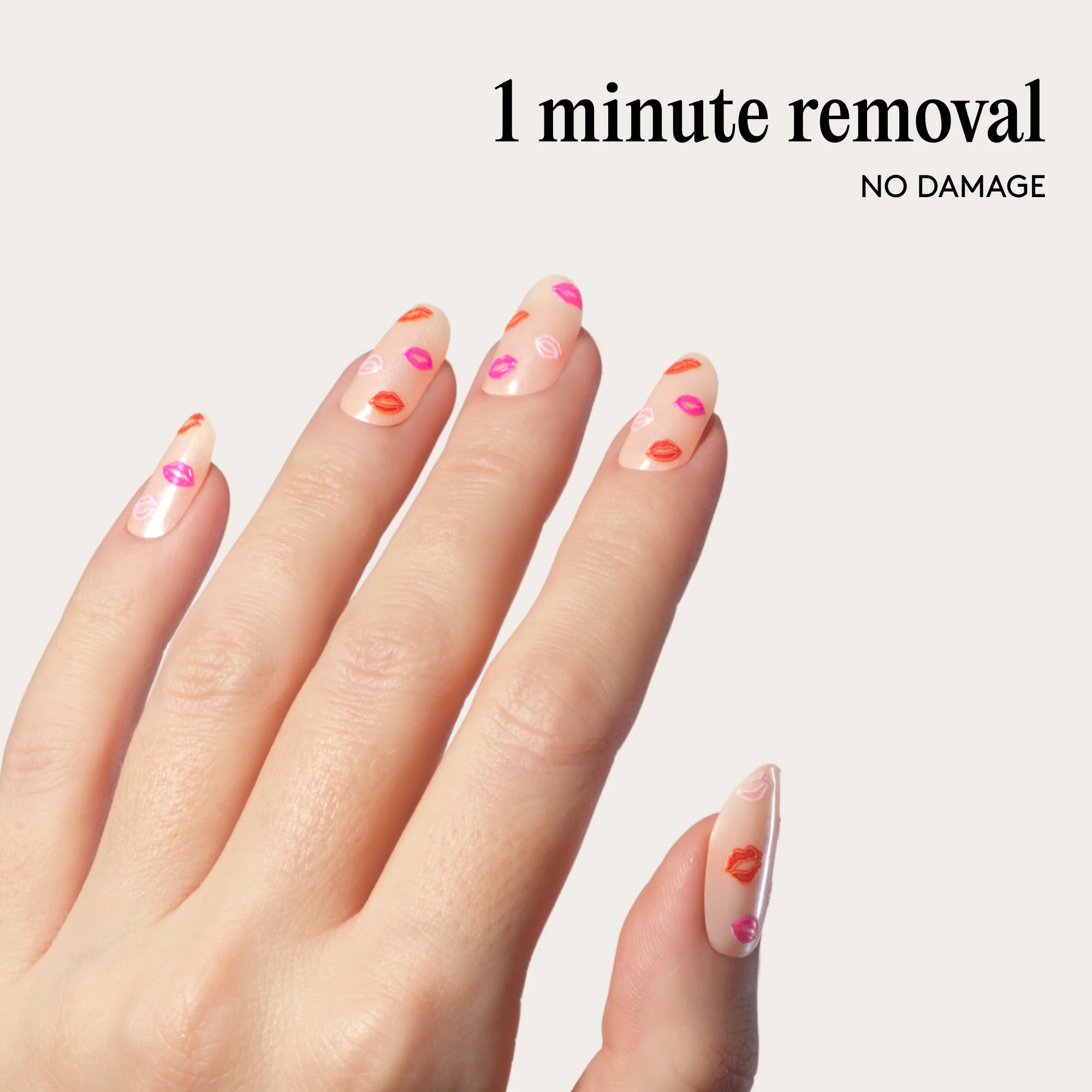 Mylee Gel Nail Wraps - Pucker Up - Image 7