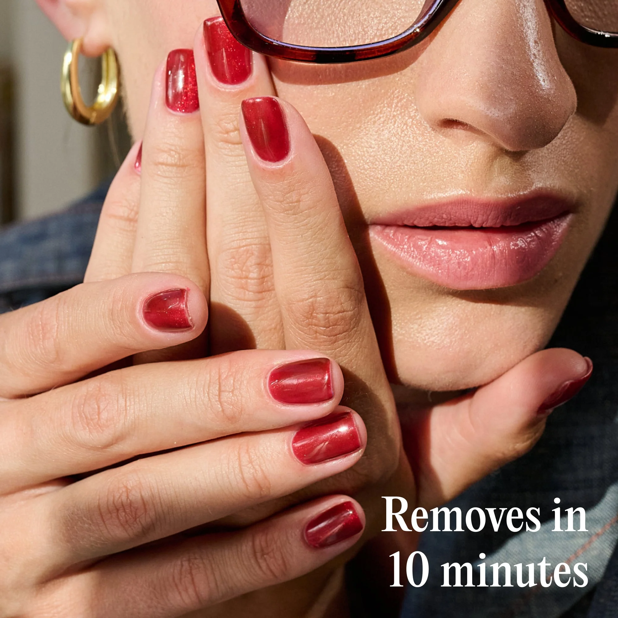 Mylee Cat-Eye Gel Polish - Red Hot Gossip - Image 7