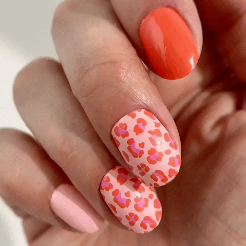 Mylee Gel Nail Wraps - Red Hot Spots - Image 3