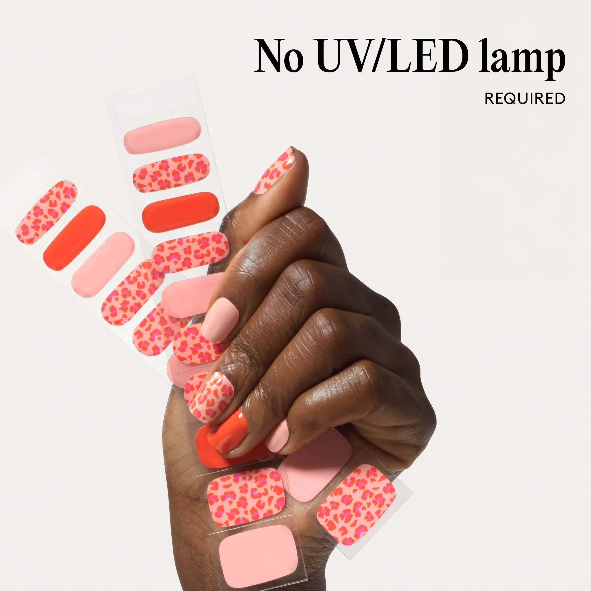 Mylee Gel Nail Wraps - Red Hot Spots - Image 6
