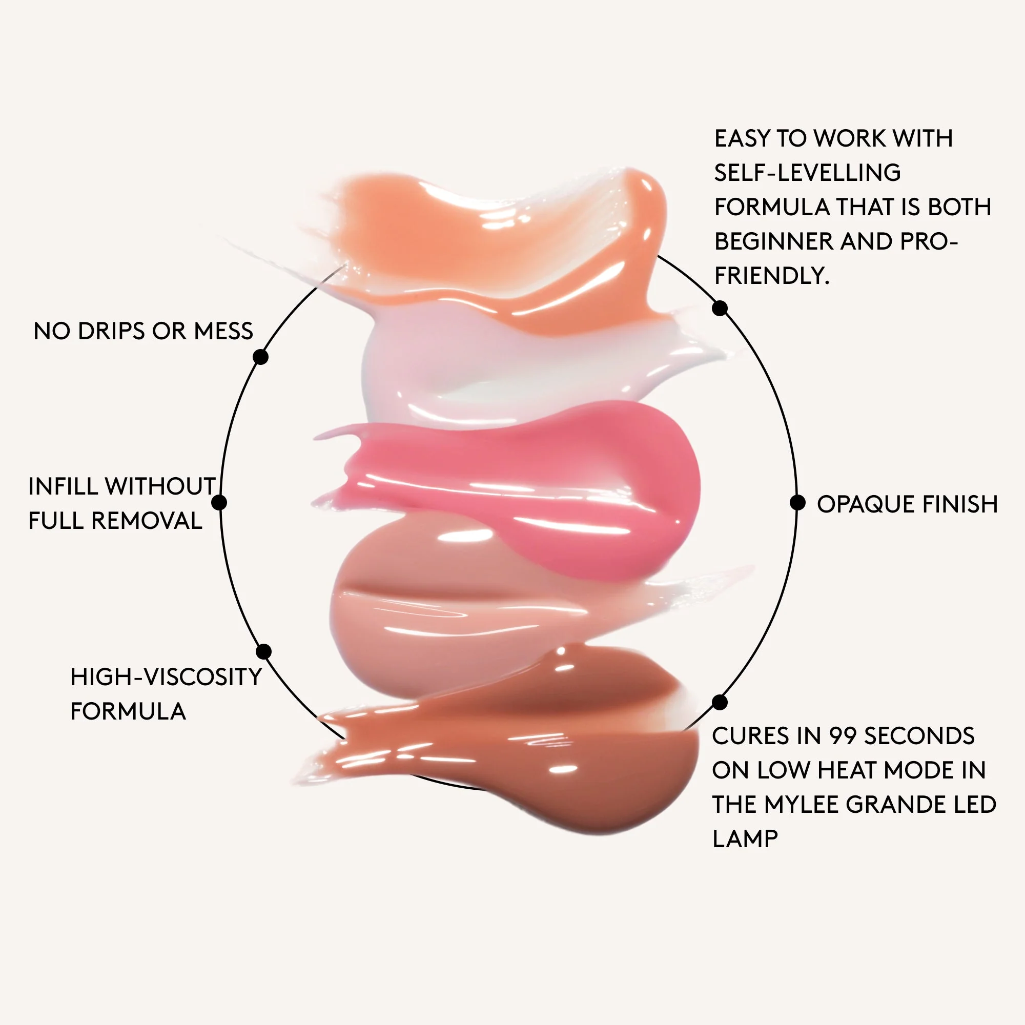 Mylee Super Pigment Builder Gel Polish - Rosewood - Image 10