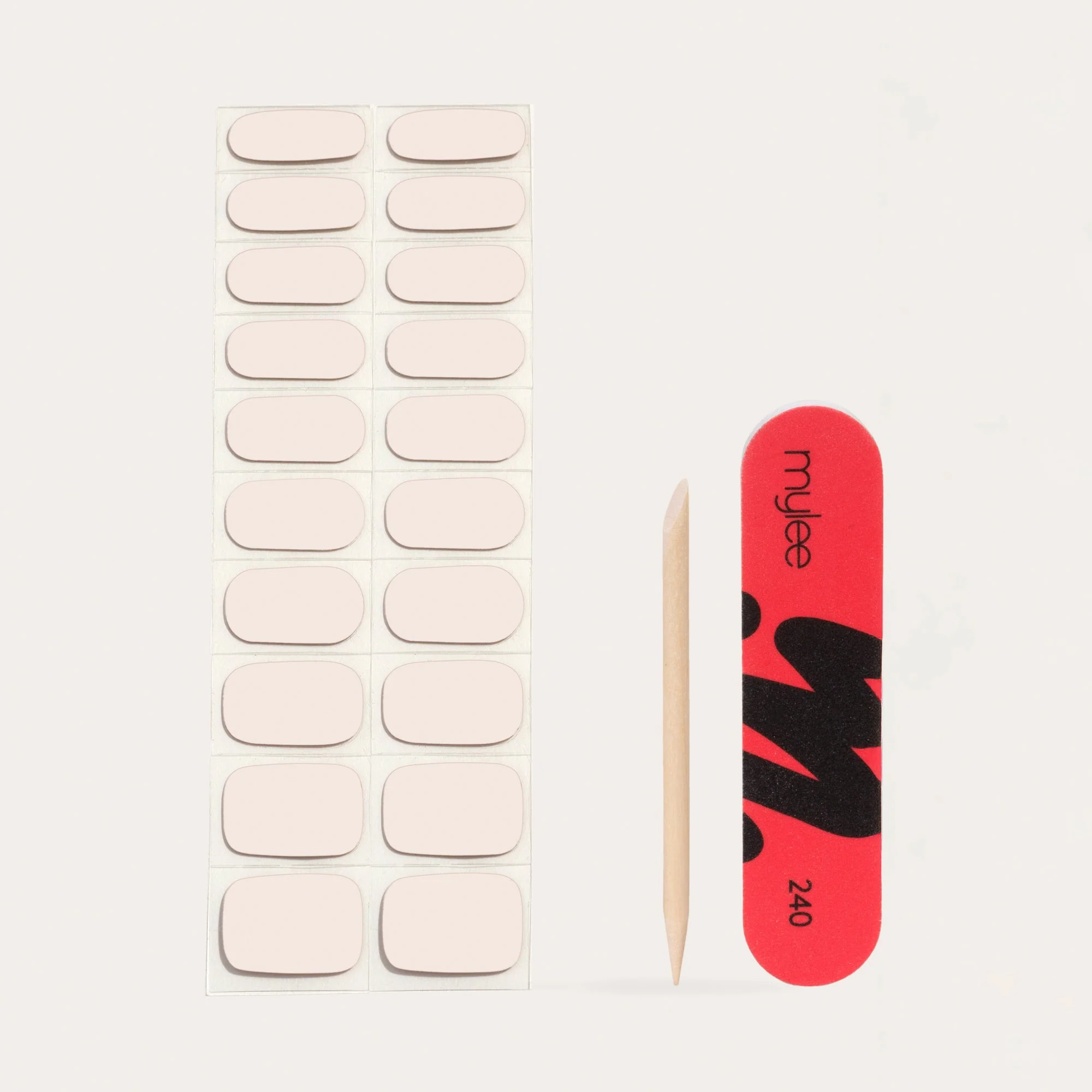 Mylee Gel Nail Wraps - Stone Cold - Image 4