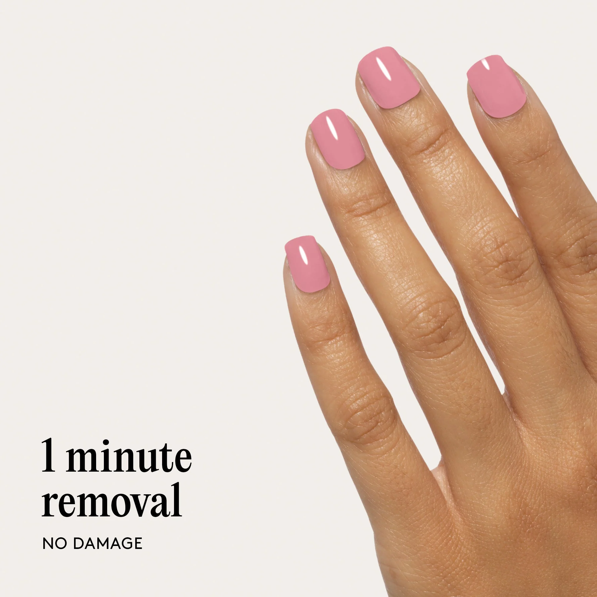 Mylee Gel Nail Wraps - Vintage Rose - Image 7