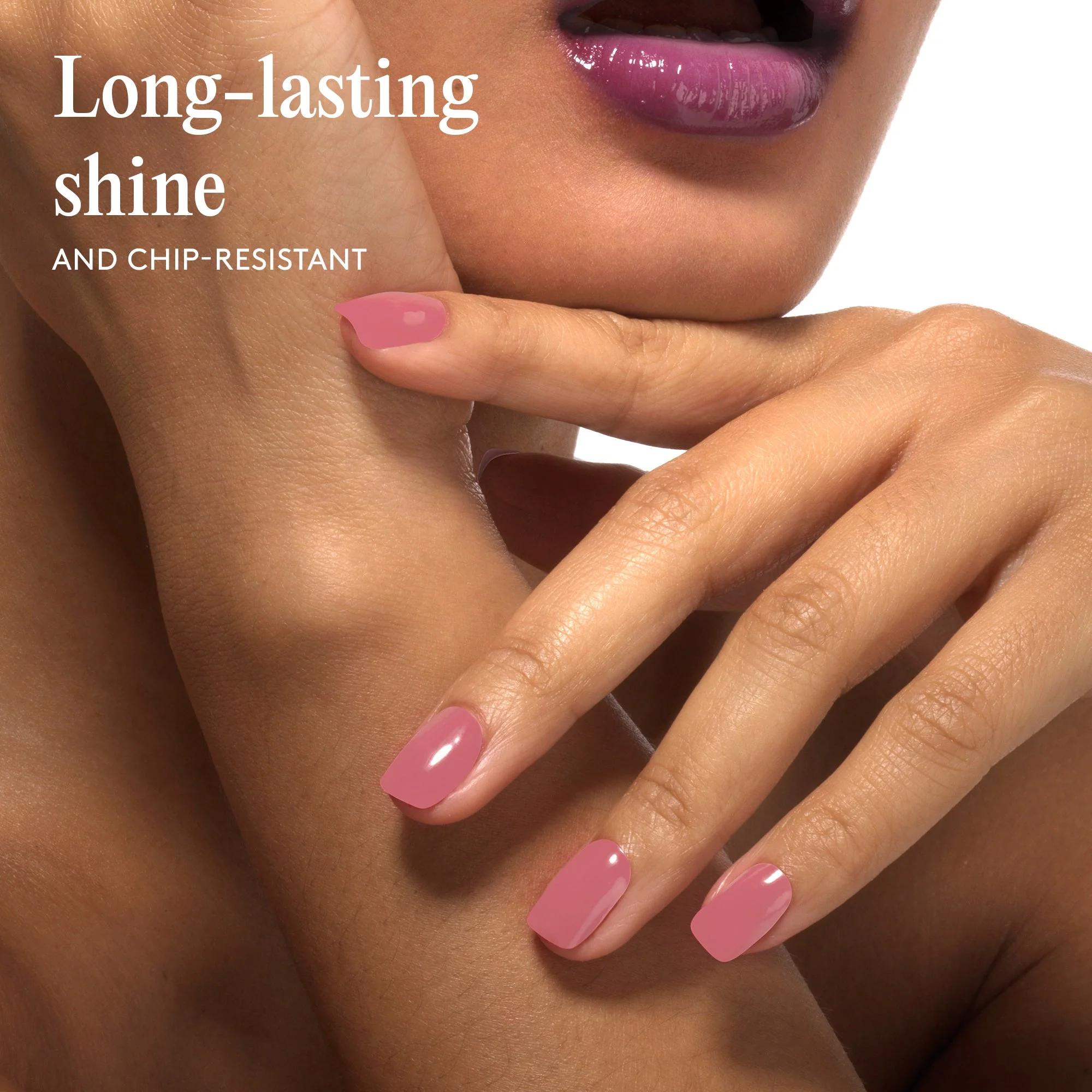 Mylee Gel Nail Wraps - Vintage Rose - Image 9