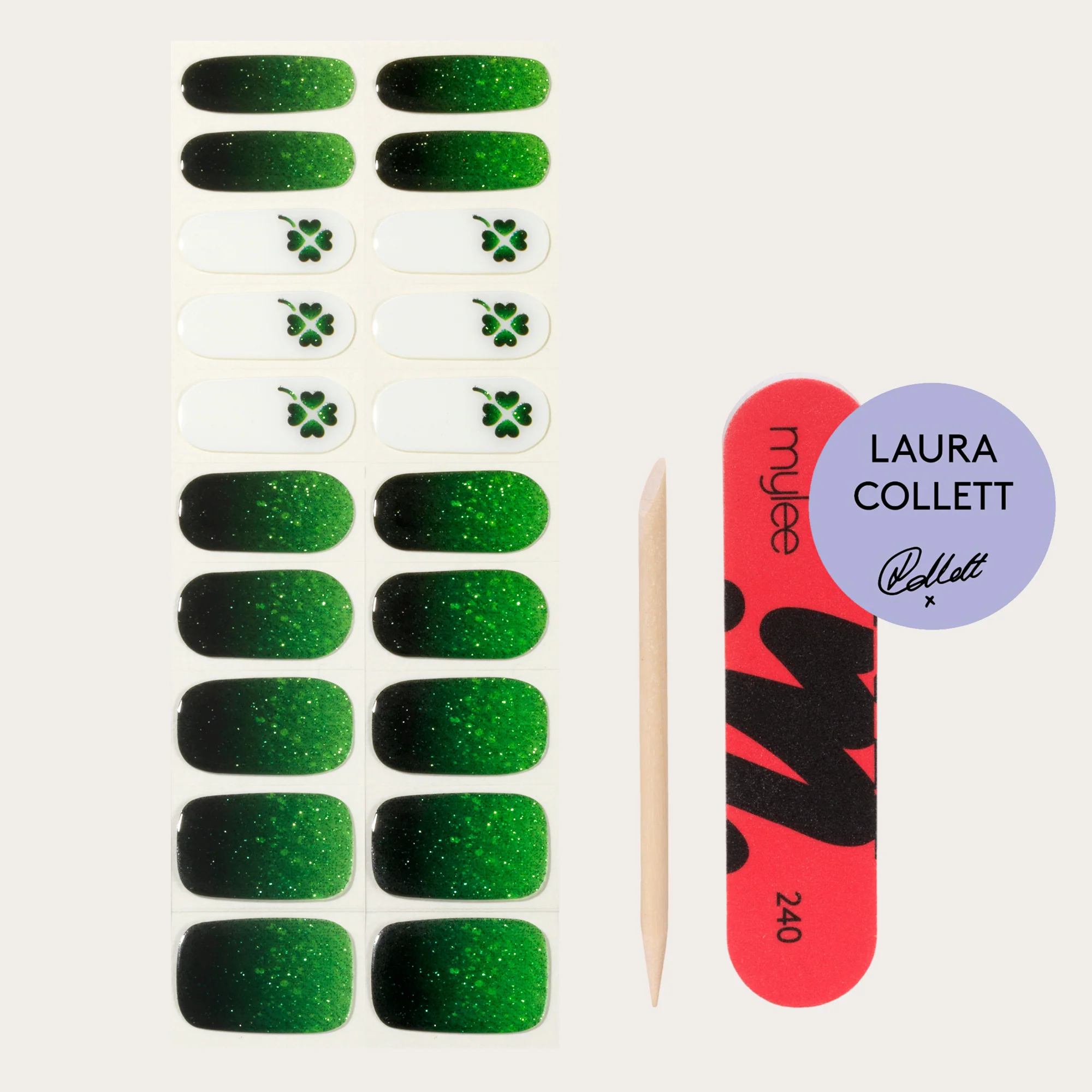 Mylee x Laura Collett Lucky Ride Gel Nail Wraps - Image 4